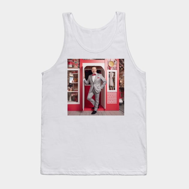 Pee Wee Herman art - design 22 Tank Top by Maverick Media